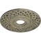Ekena Millwork Robin Medallion (Canopies up to 6 1/4"), 22 1/4"OD x 4 3/4"ID x 1 1/4"P, Castle Stone Crackle CM22RBCSC - alternate 4